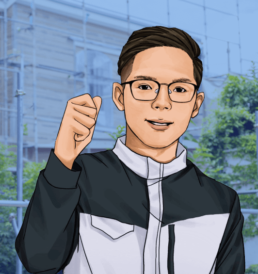 工事部 施工管理 O.Yのイラスト